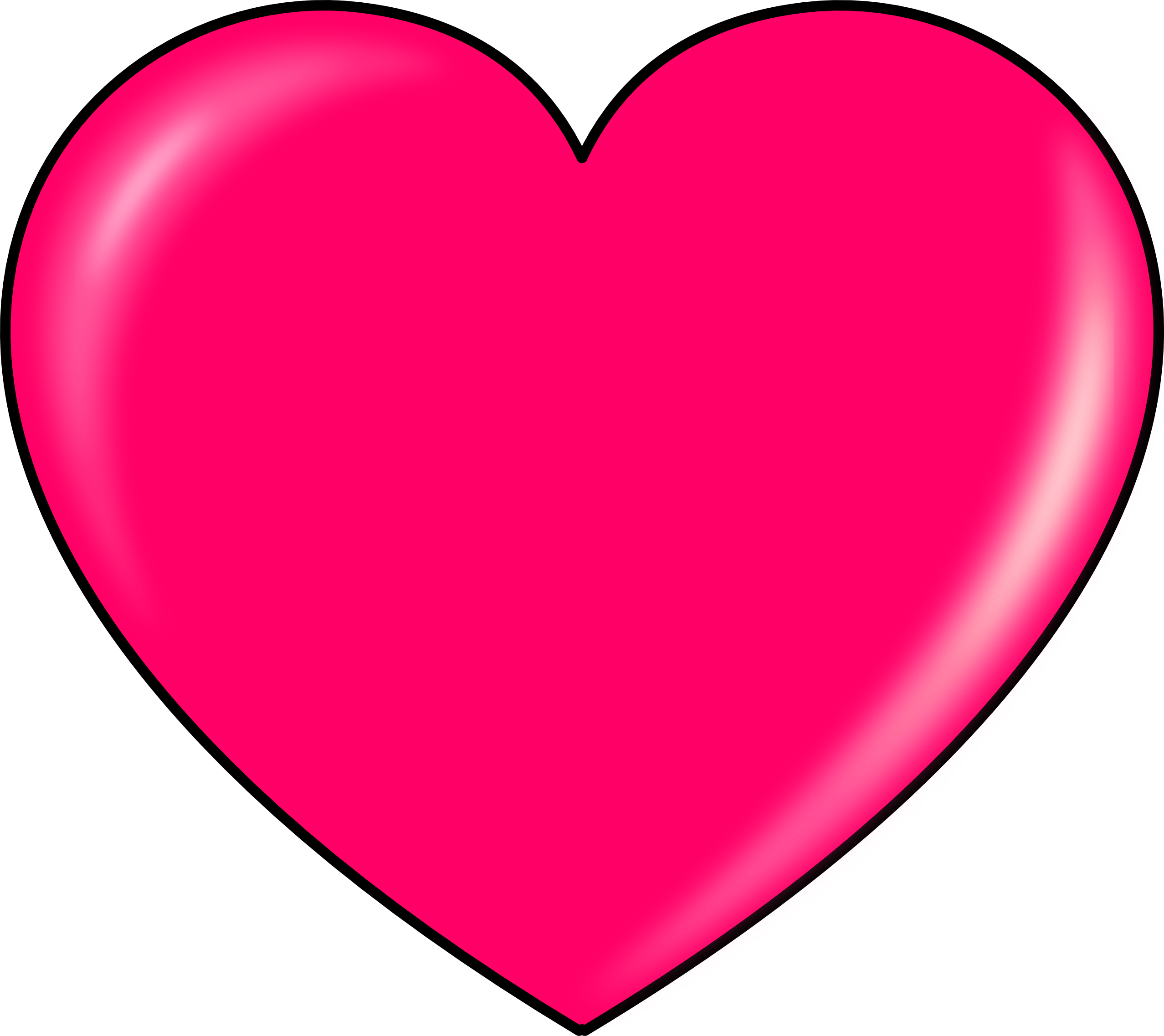 Pink Heart Clipart transparent PNG - StickPNG