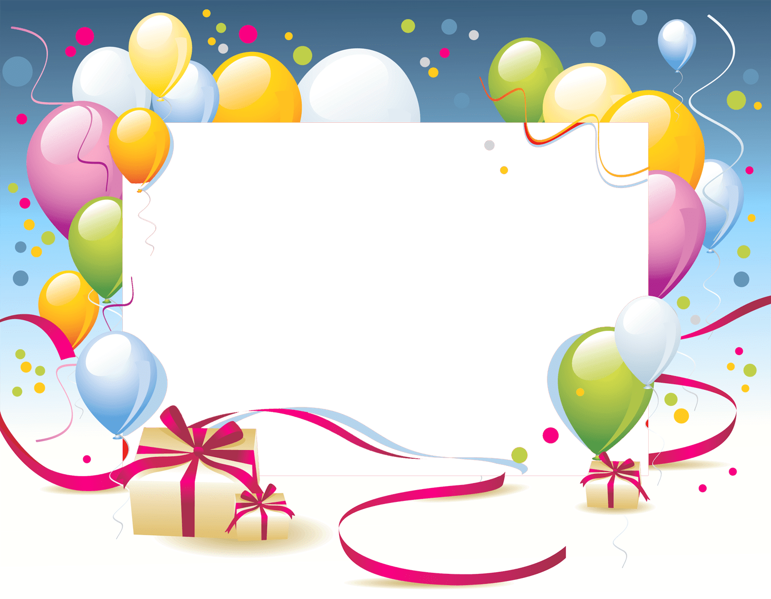 Happy Birthday Card Template Transparent Png Stickpng
