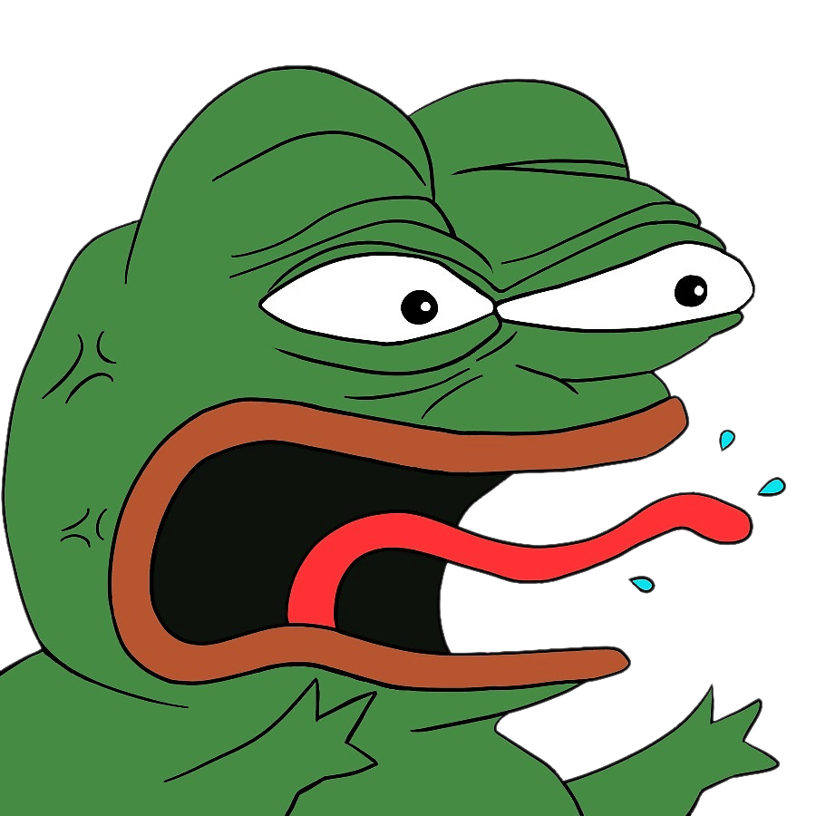 Angry Pepe Transparent Png Stickpng