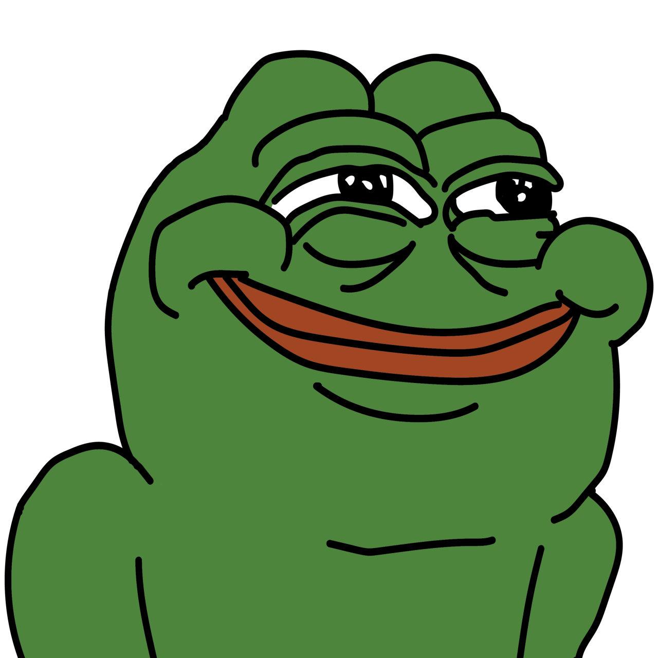 Happy Pepe Transparent Png Stickpng
