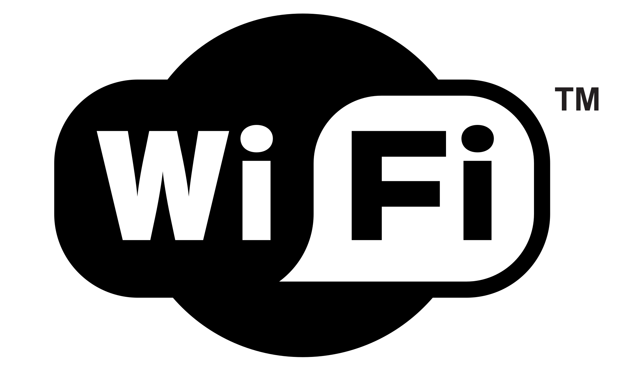 Wifi Logo Black And White Transparent Png Stickpng